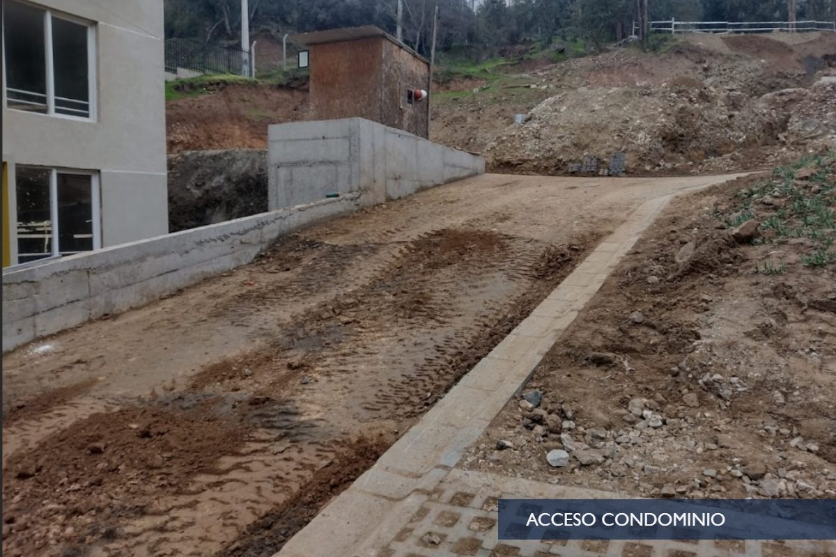 Acceso Condominio Mirador de Limache