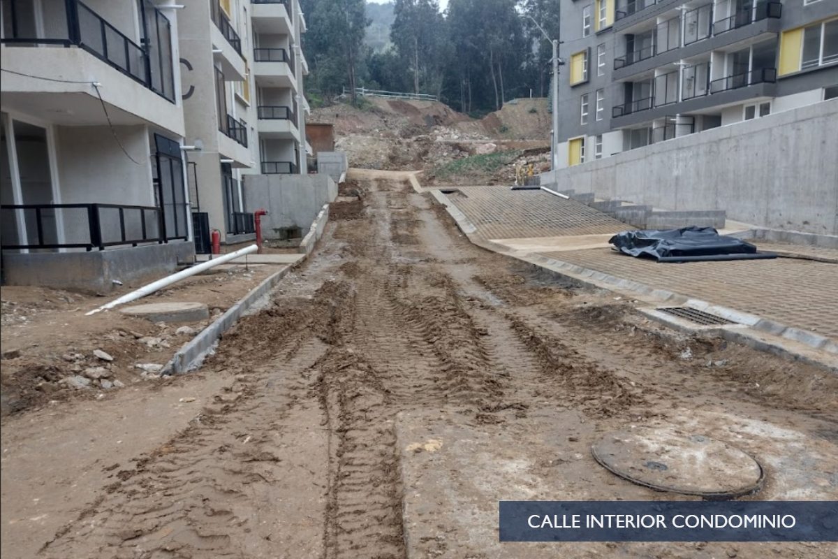 Calle interior Condominio Mirador de Limache
